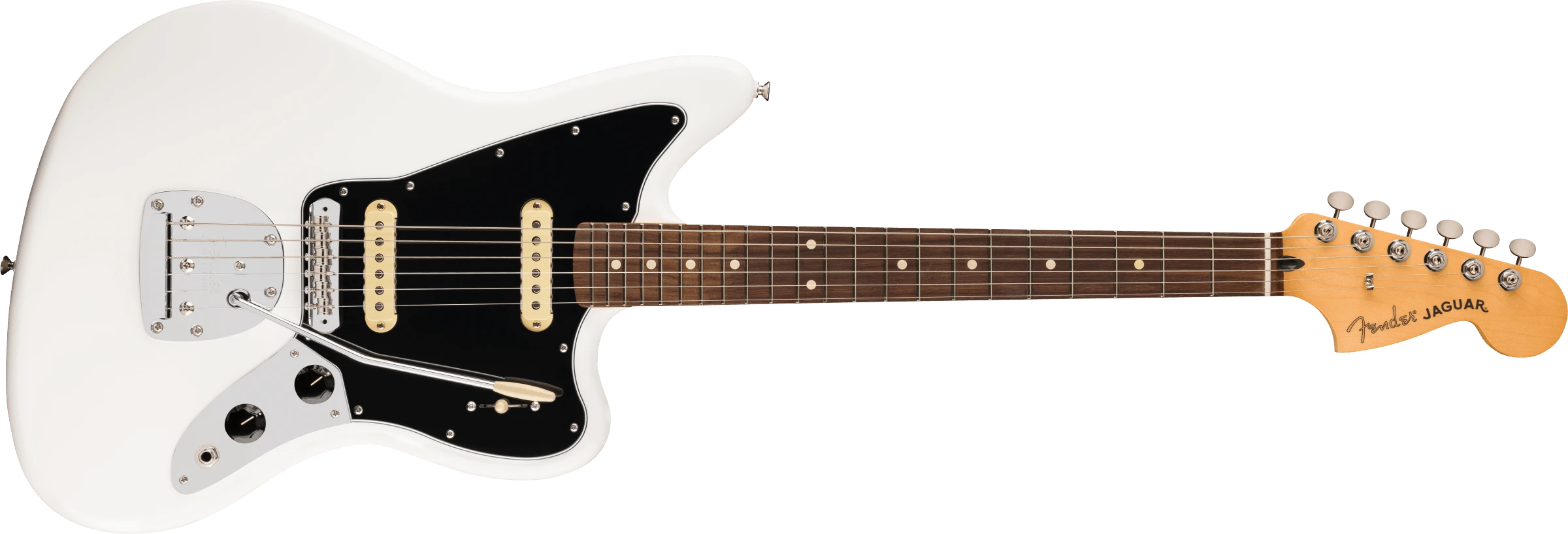 Fender® Player II Jaguar®, Rosewood Fingerboard, Polar White