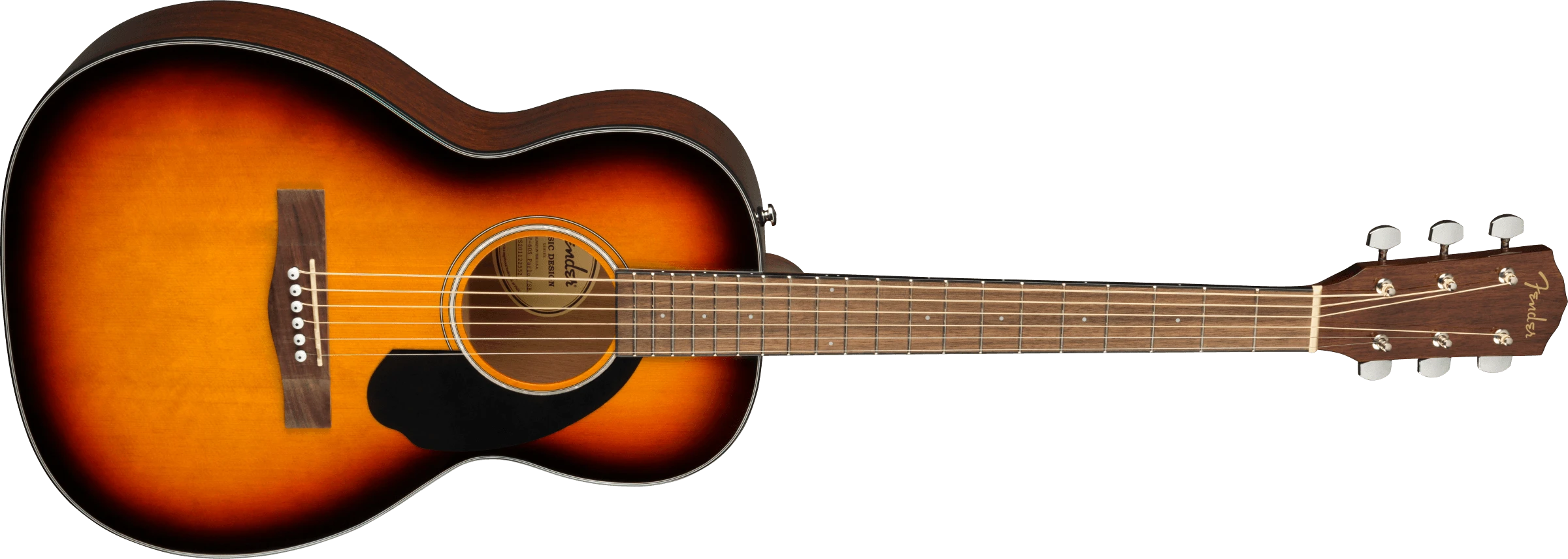 Fender® CP-60S Parlor, Walnut Fingerboard, Sunburst