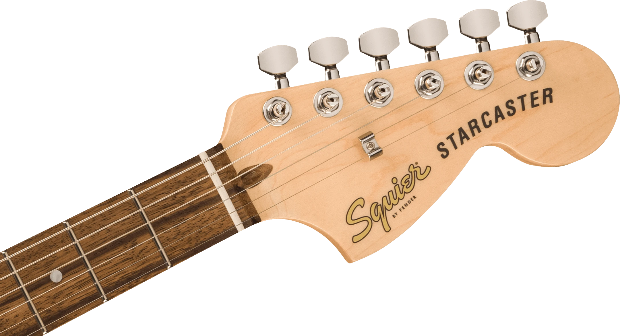 Squier® Affinity Series® Starcaster® Deluxe, Laurel Fingerboard, Olympic White