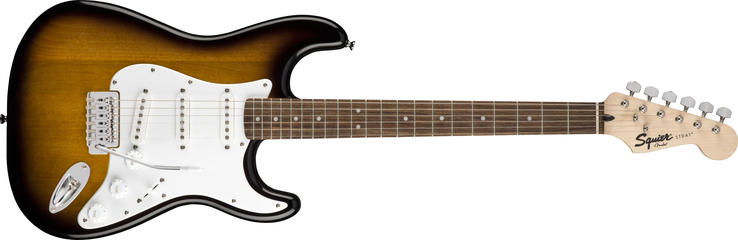 Squier® Stratocaster® Pack, Laurel Fingerboard, Brown Sunburst, Gig Bag, 10G - 230V EU