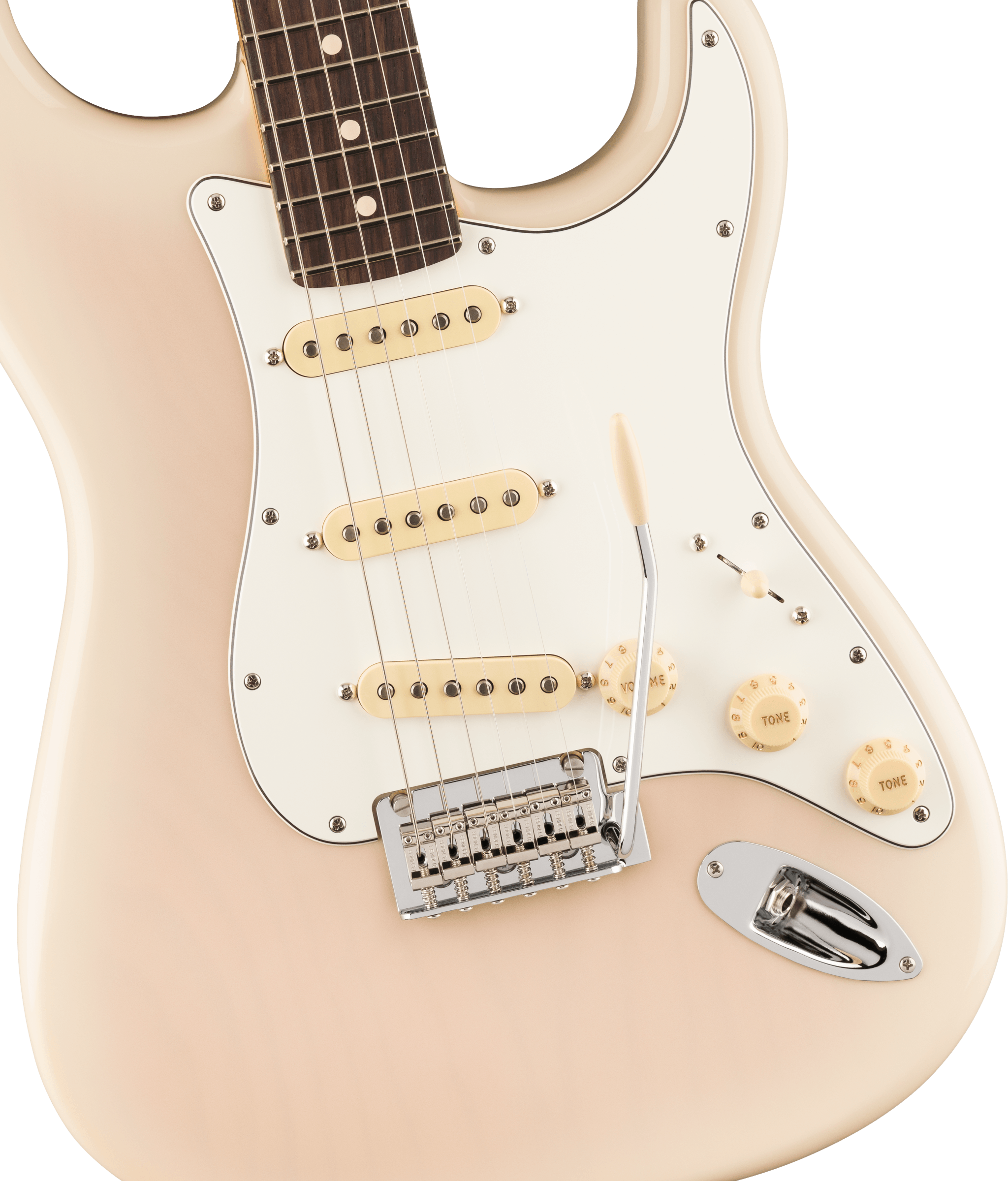 Fender® Player II Stratocaster®, Rosewood Fingerboard, White Blonde