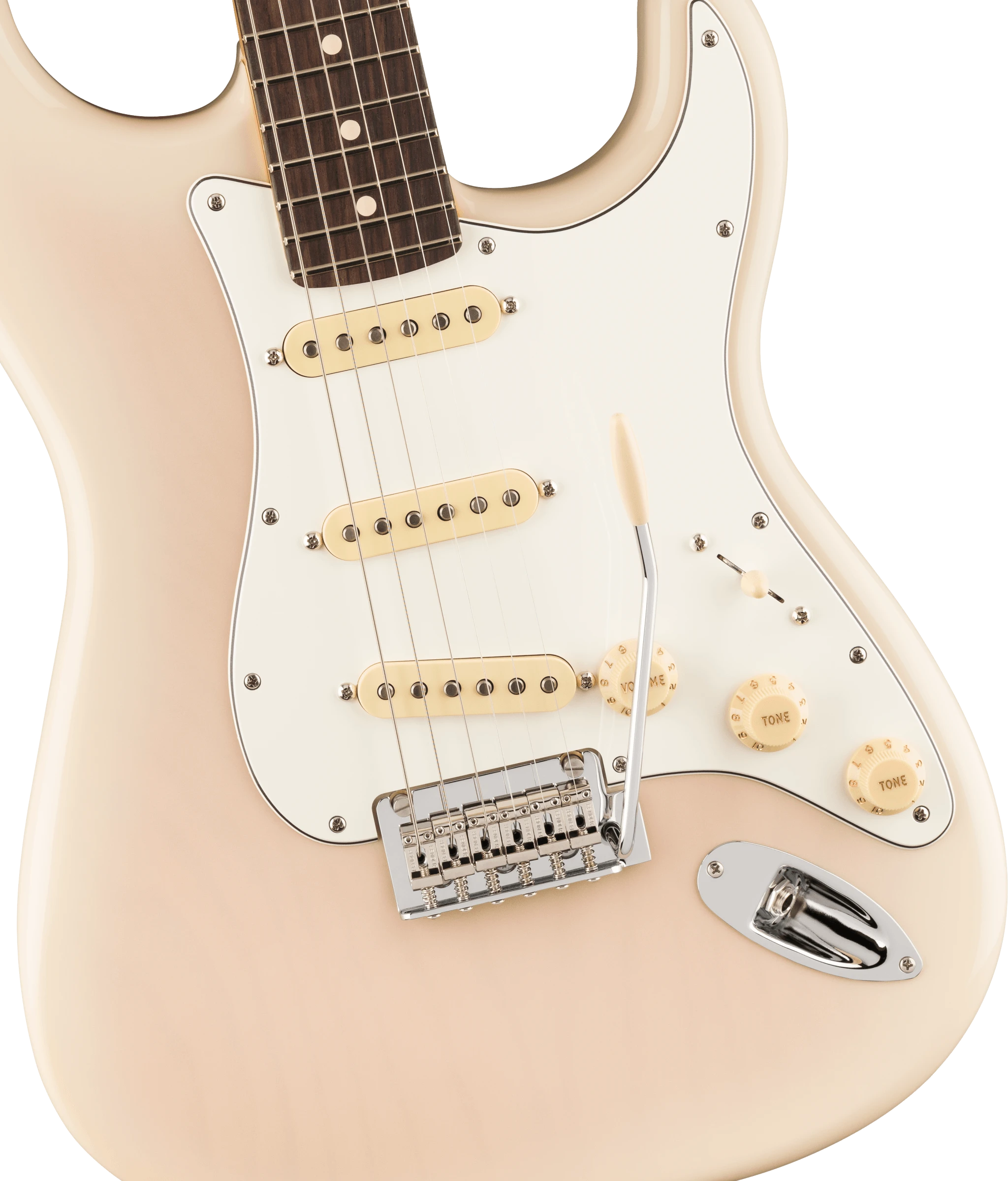Fender® Player II Stratocaster®, Rosewood Fingerboard, White Blonde