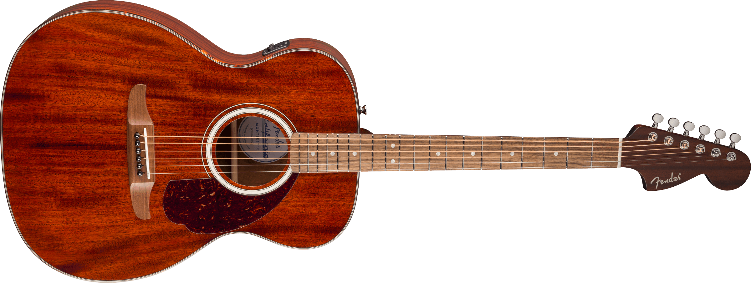 Fender® California Deluxe Monterey™ E Mahogany, Walnut Fingerboard, Natural
