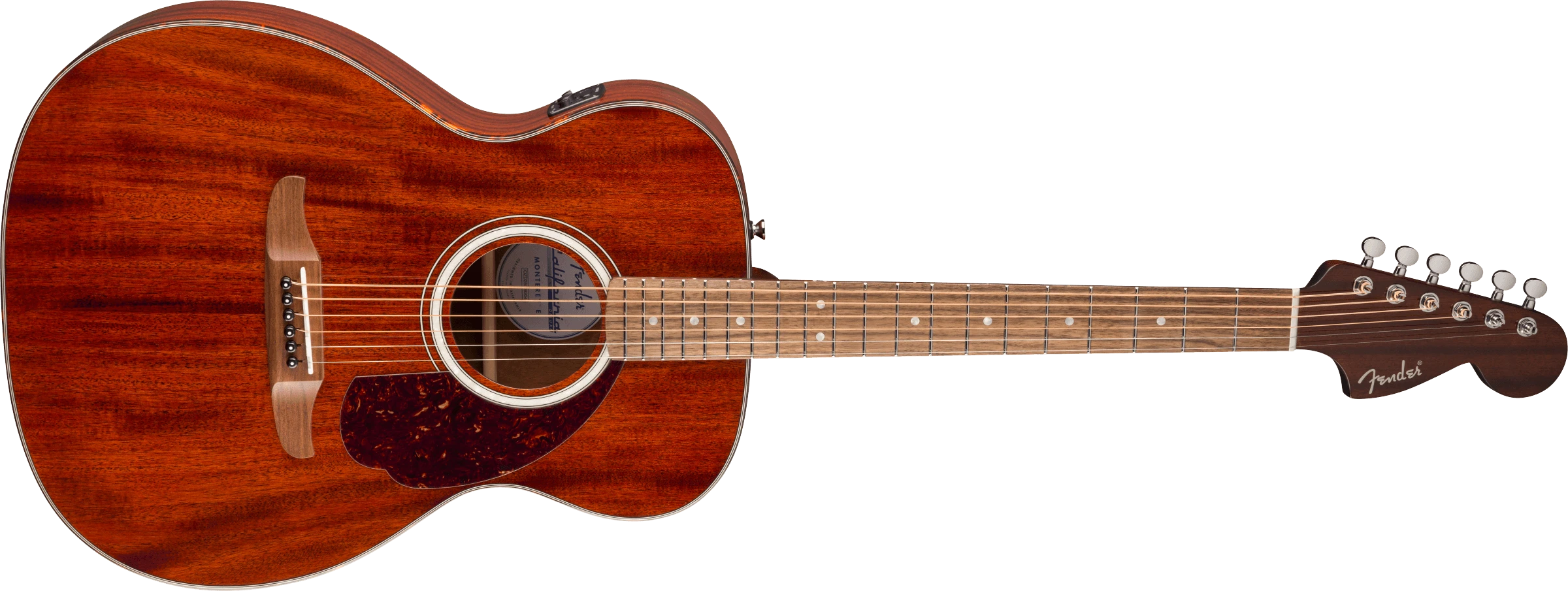 Fender® California Deluxe Monterey™ E Mahogany, Walnut Fingerboard, Natural