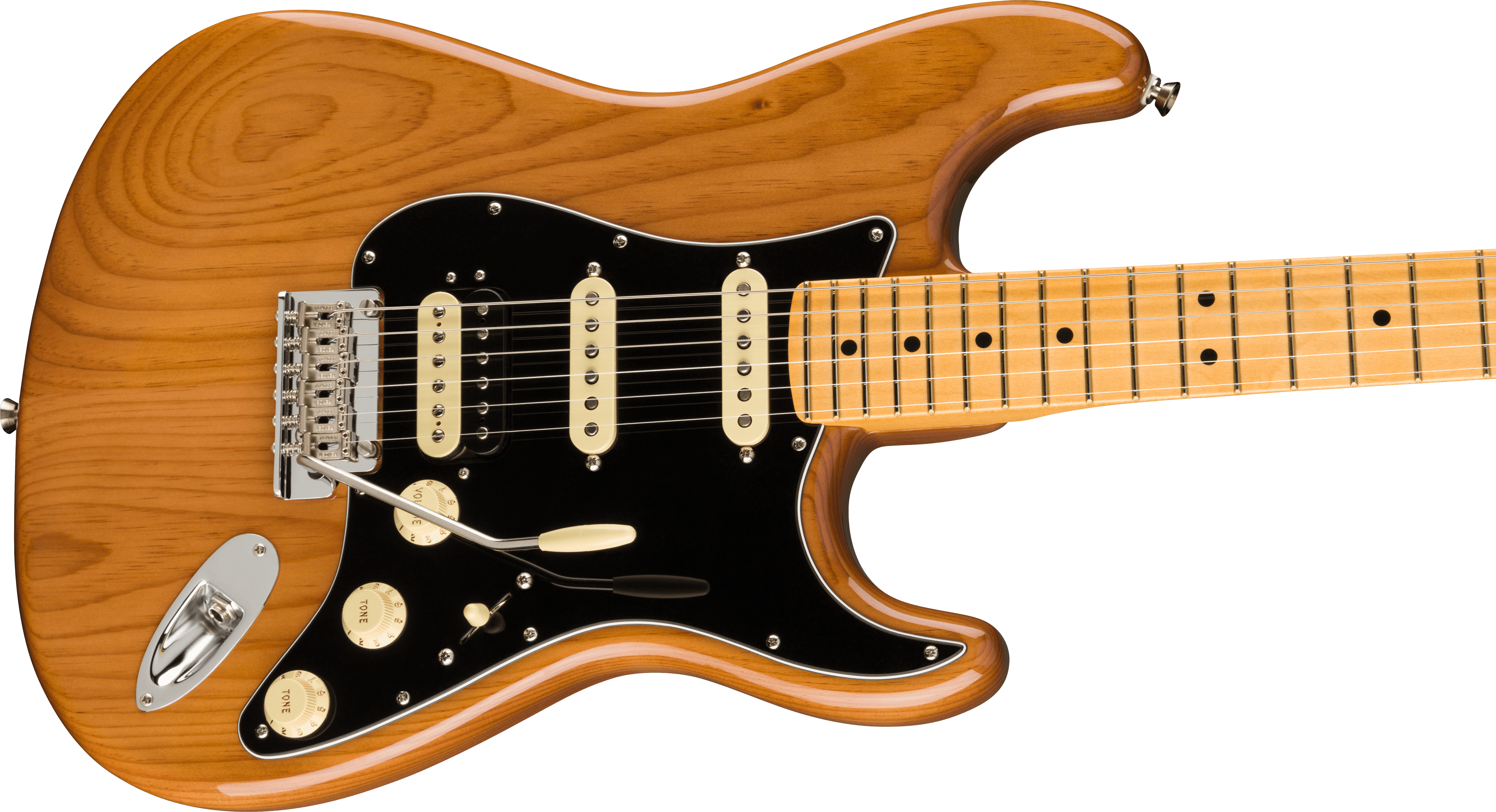 Fender® American Professional II Stratocaster® HSS, Maple Fingerboard, Roasted Pine