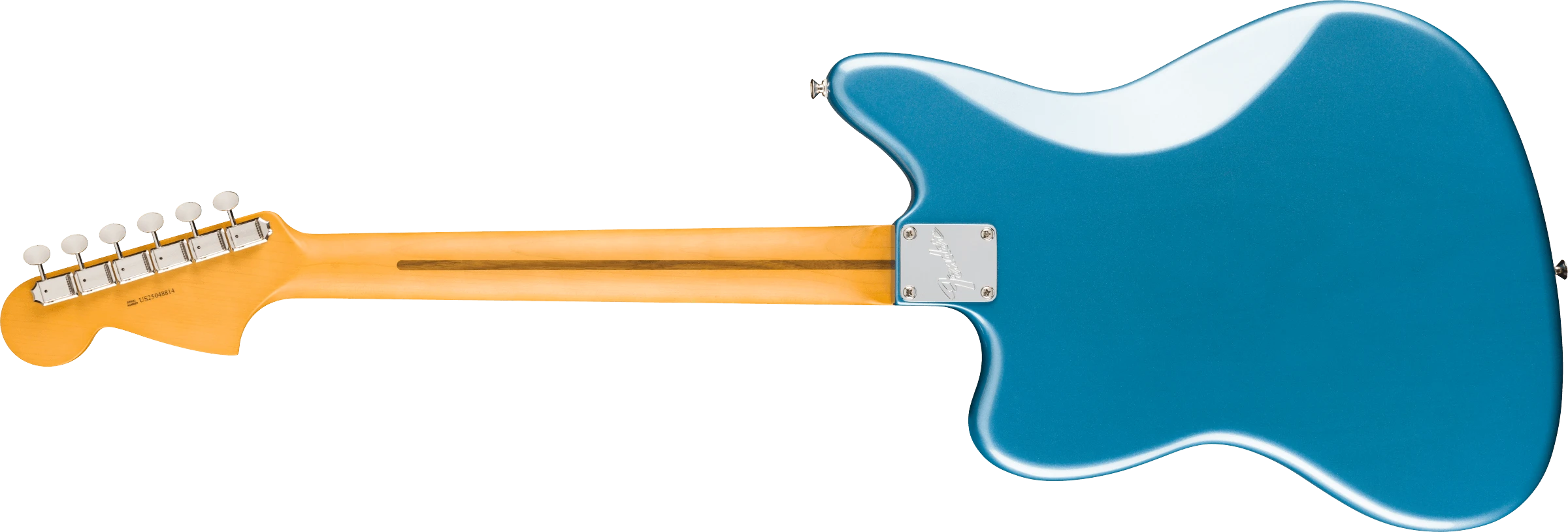 Fender® American Professional Classic Jaguar®, Maple Fingerboard, Faded Lake Placid Blue