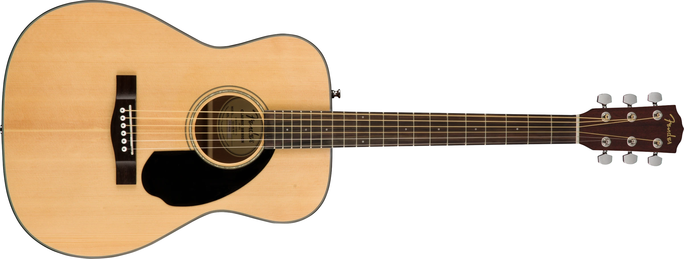 Fender® CC-60S Concert, Walnut Fingerboard, Natural
