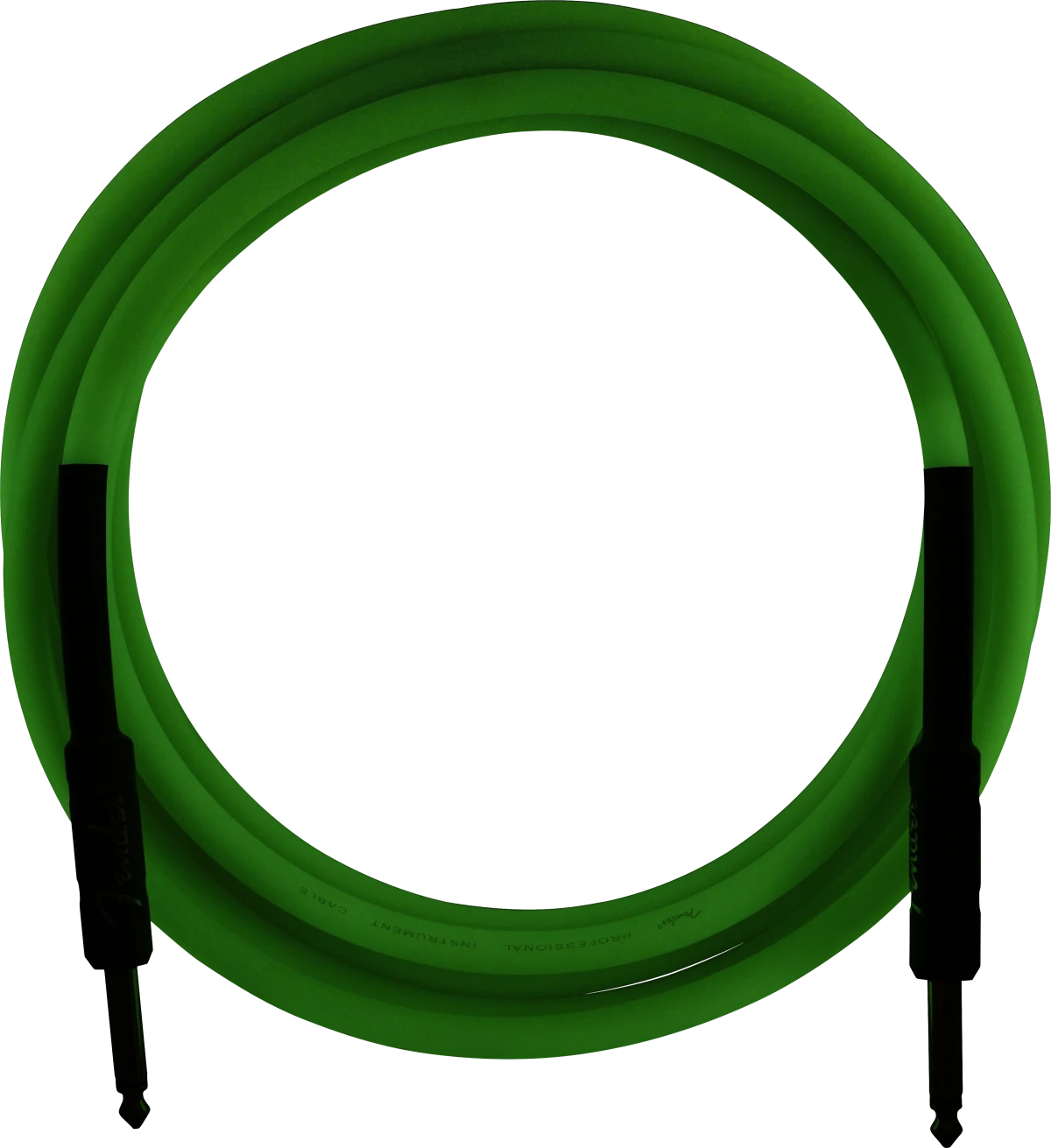 Fender® Professional Glow in the Dark Cable, Green, 18.6'